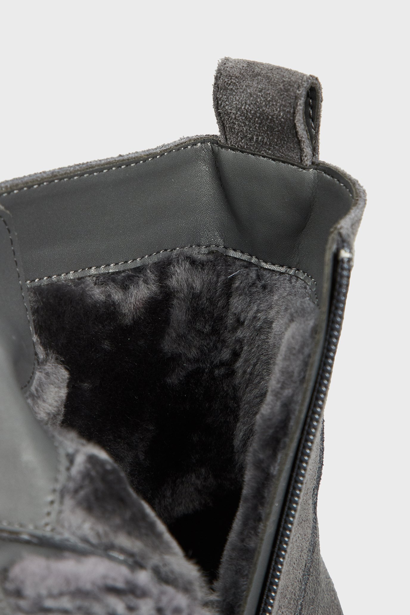 Женские серые замшевые ботинки Jerry Frost 5