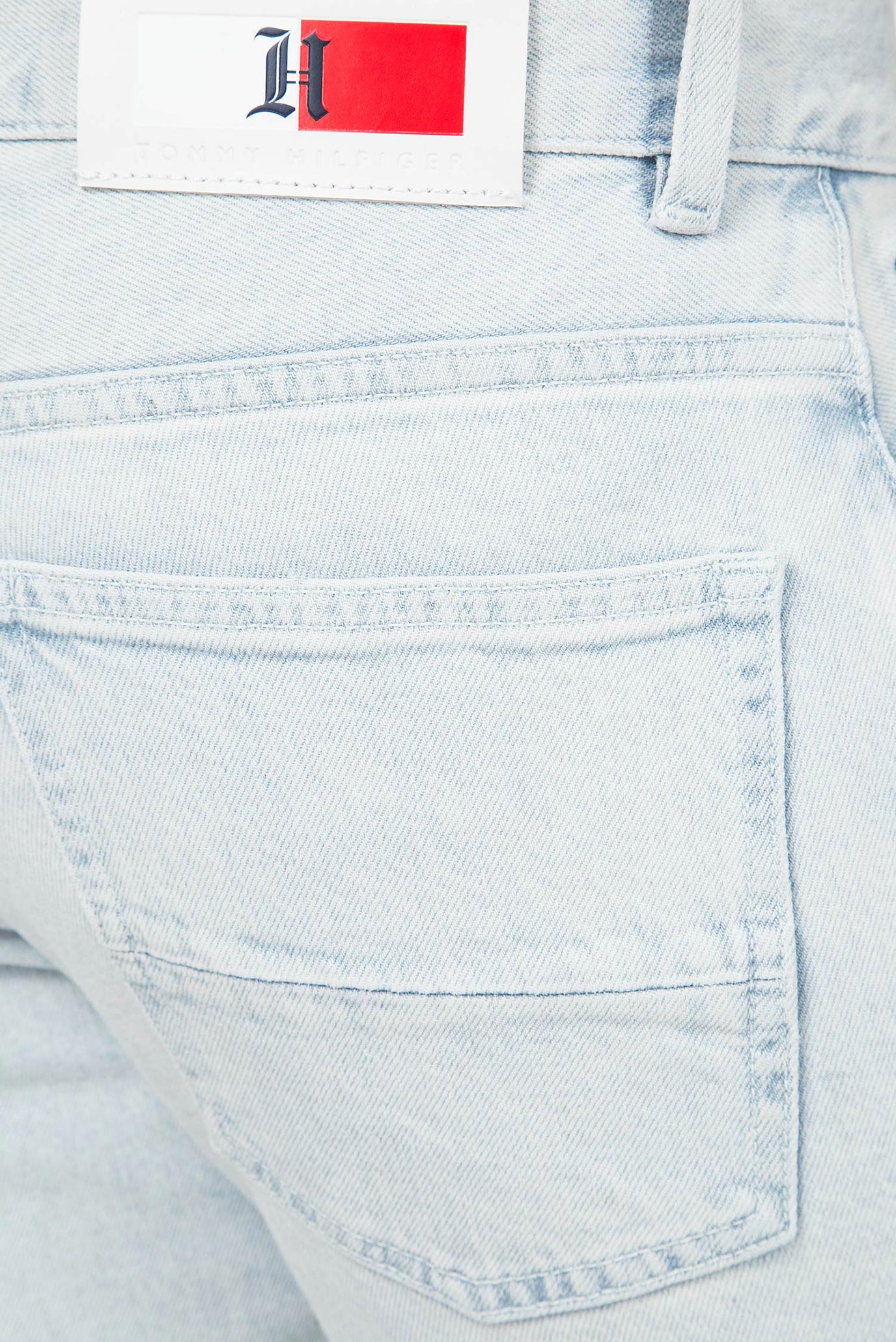 Мужские голубые джинсовые шорты Lewis Hamilton SLIM BLEACH WASH 10