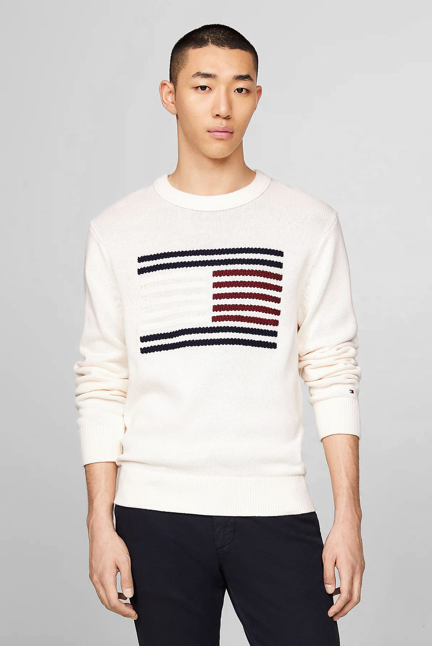 Свитер/BIG GRAPHIC FLAG CREW NECK 1