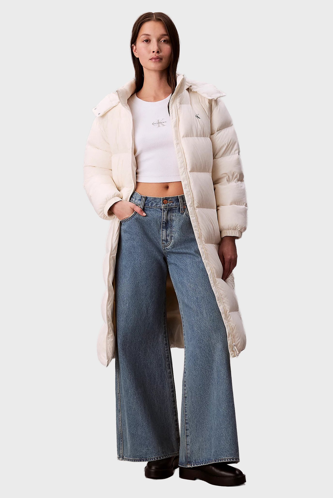 Куртка зимняя ESSENTIAL MIDWEIGHT LONG PUFFER 1