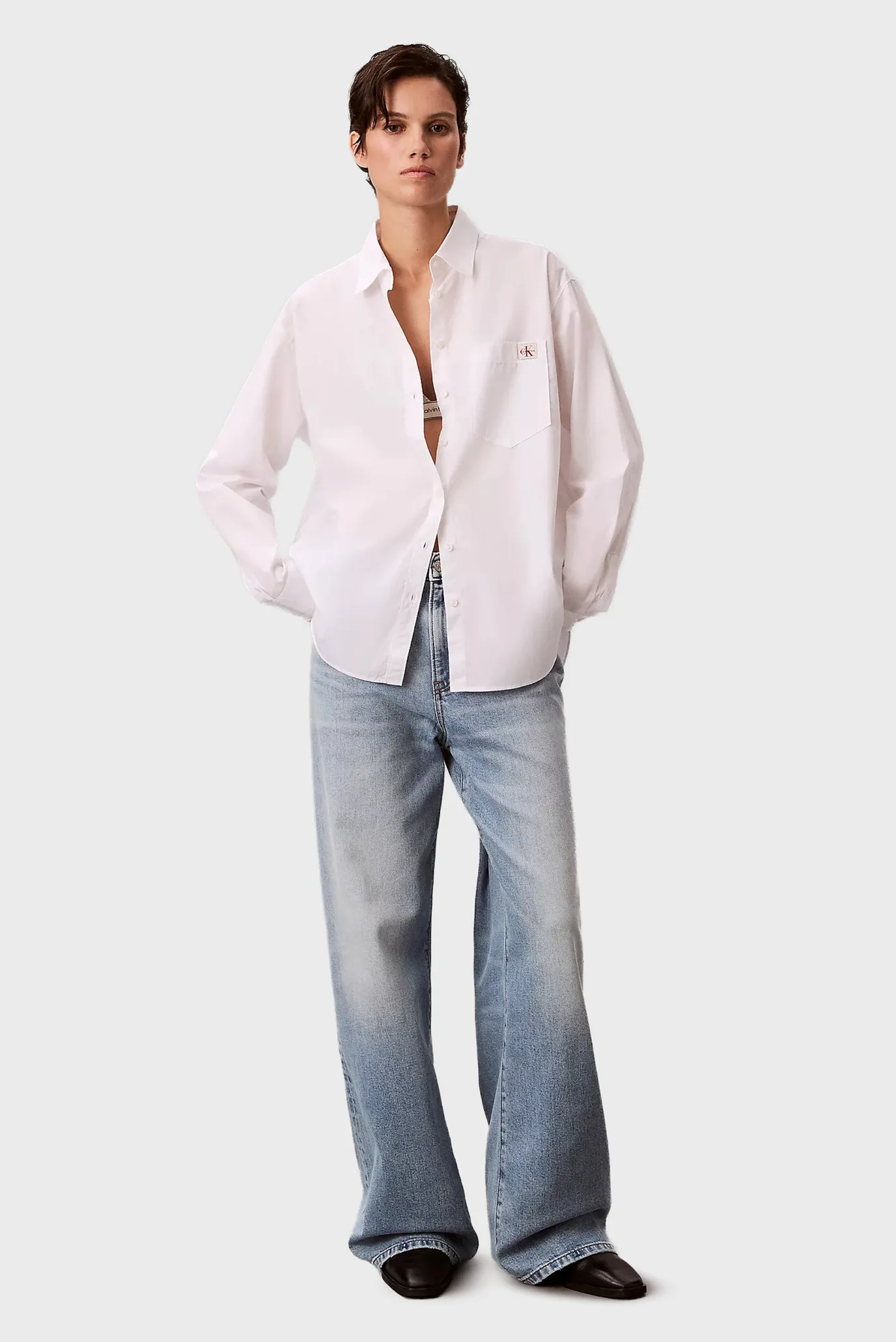 Рубашка COTTON POPLIN RELAXED SHIRT WOVE 2