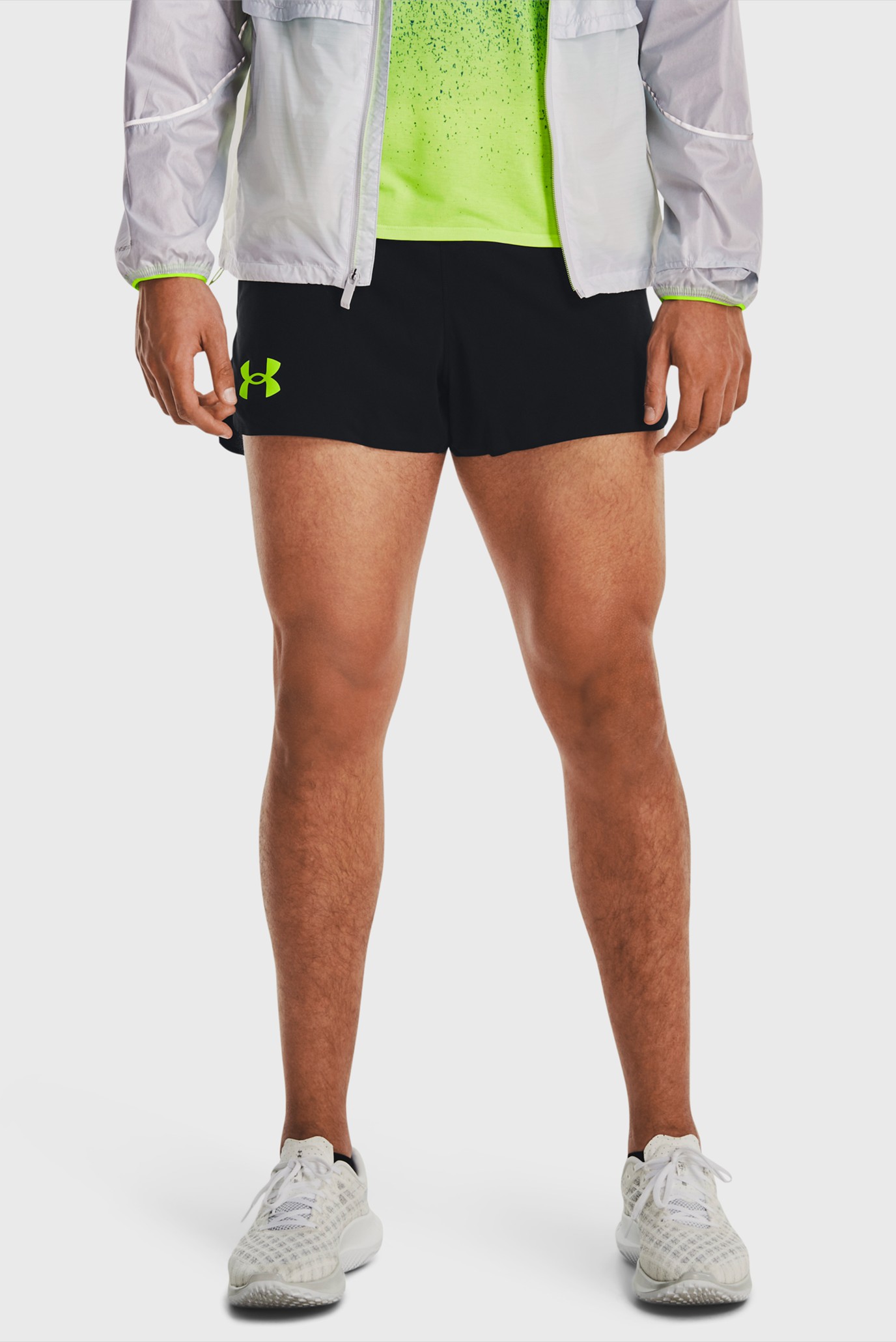 Мужские черные шорты UA LIGHTER THAN AIR SHORT 8