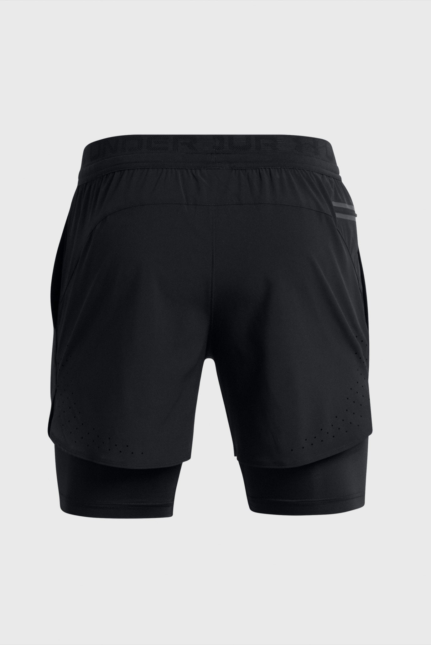 Мужские черные шорты UA Peak Woven 2in1 Sts 6