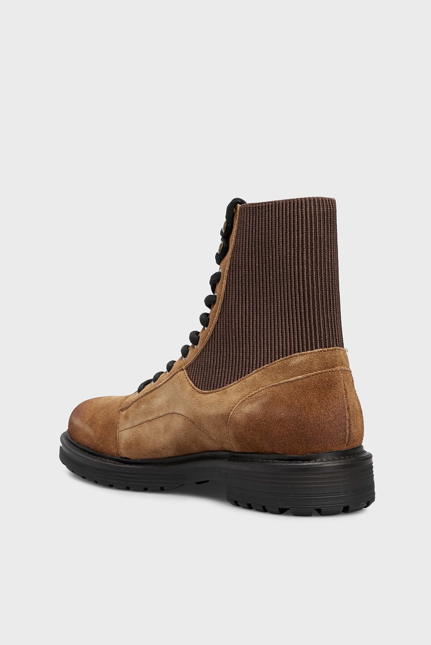 Женские коричневые замшевые ботинки ALABHAMA   D-ALABHAMA 3