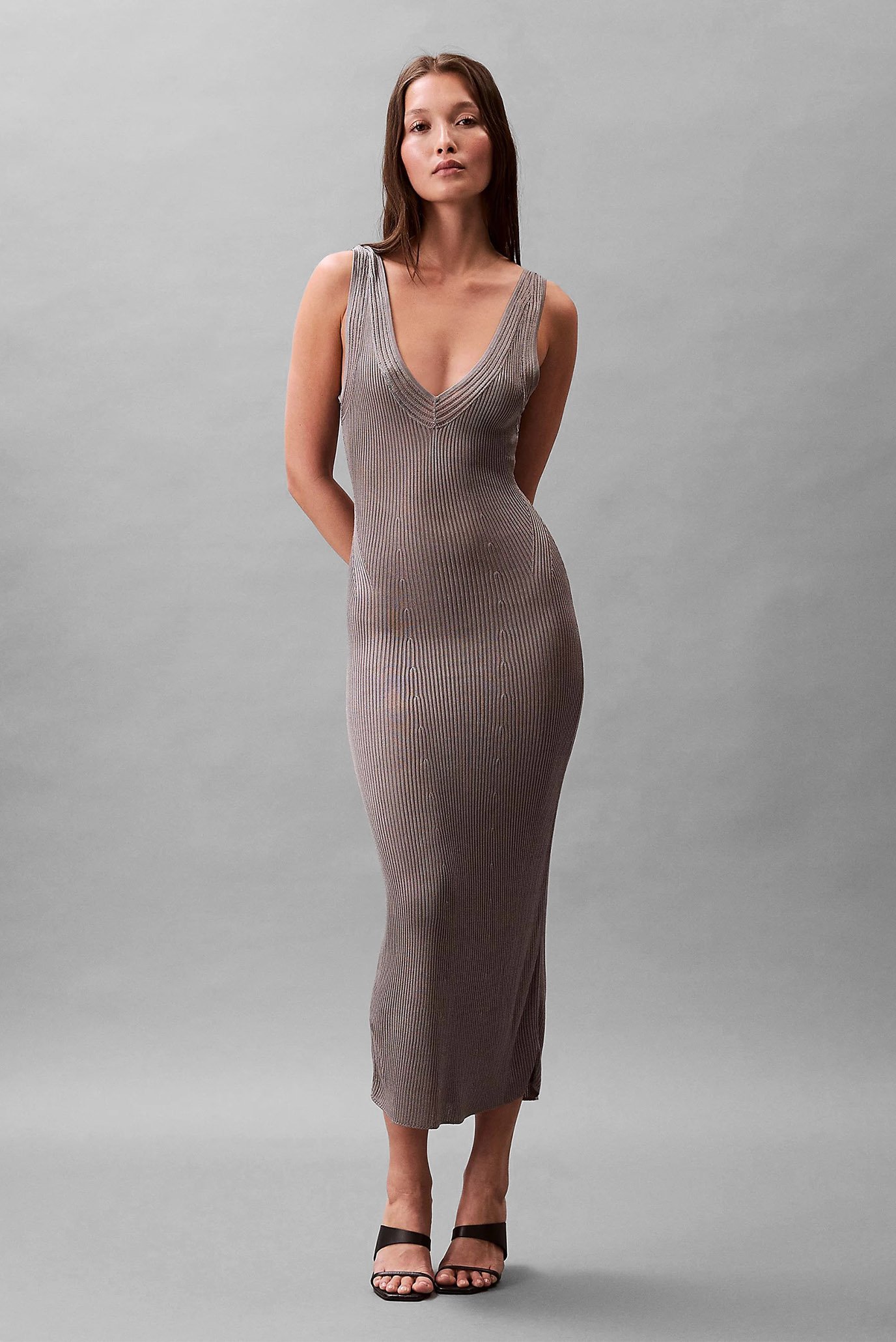 Платье Bright Rayon Rib Dress 1