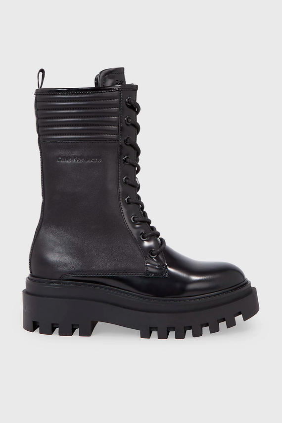 Ботинки/FLATFORM KNEE BOOT LACEUP LTH WN