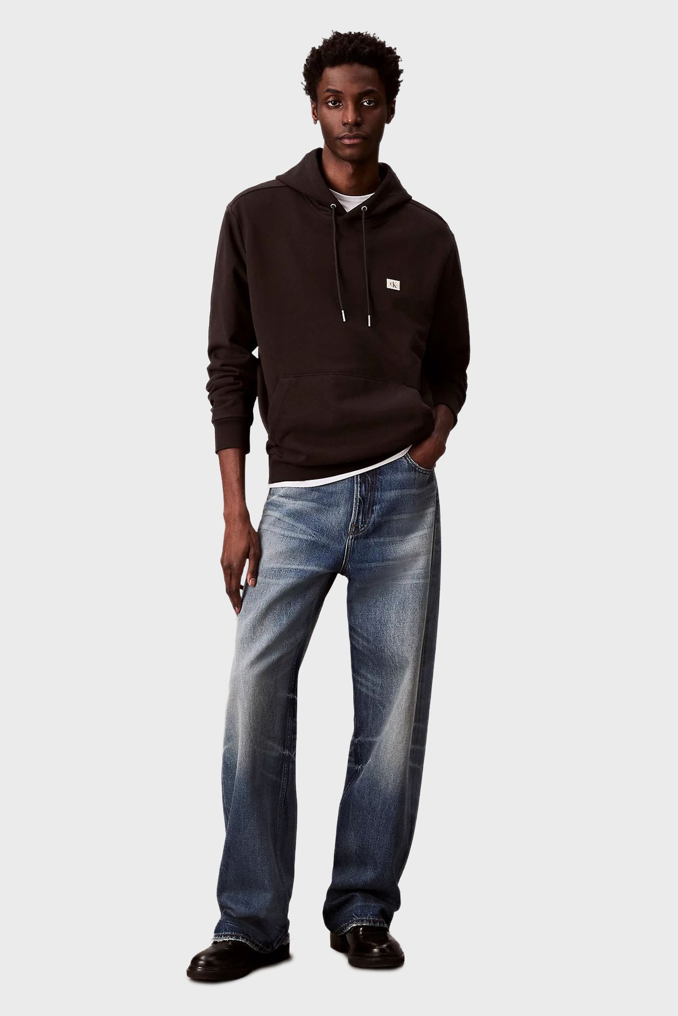 Худи LS EU BADGE 350TERRY HOODIECalvin Klein Jeans Худи LS EU BADGE 350TERRY HOODIE 2