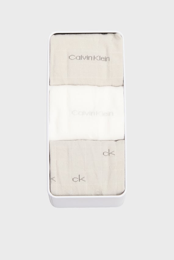 Набор носков CK WOMEN SOCK 3P GIFTBOX GRID Calvin Klein Набор носков CK WOMEN SOCK 3P GIFTBOX GRID Calvin Klein