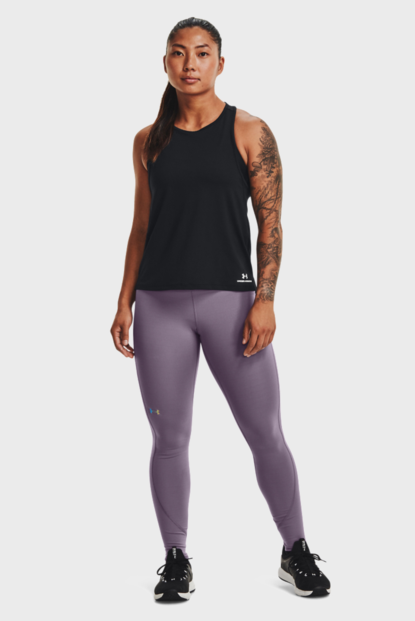 Женские сиреневые тайтсы UA RUSH ™ Legging 8