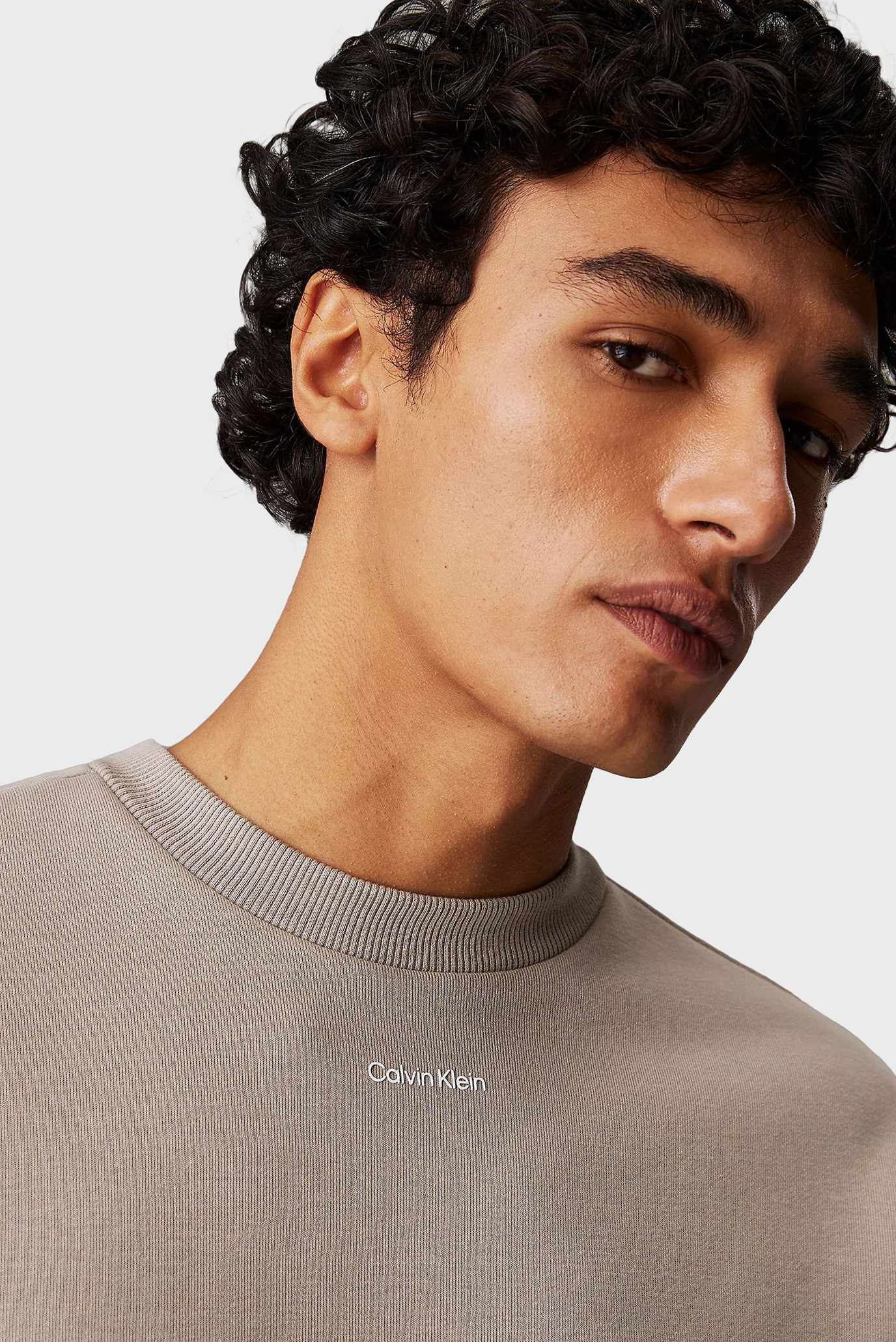 Мужской бежевый свитшот NANO LOGO SWEATSHIRT 4