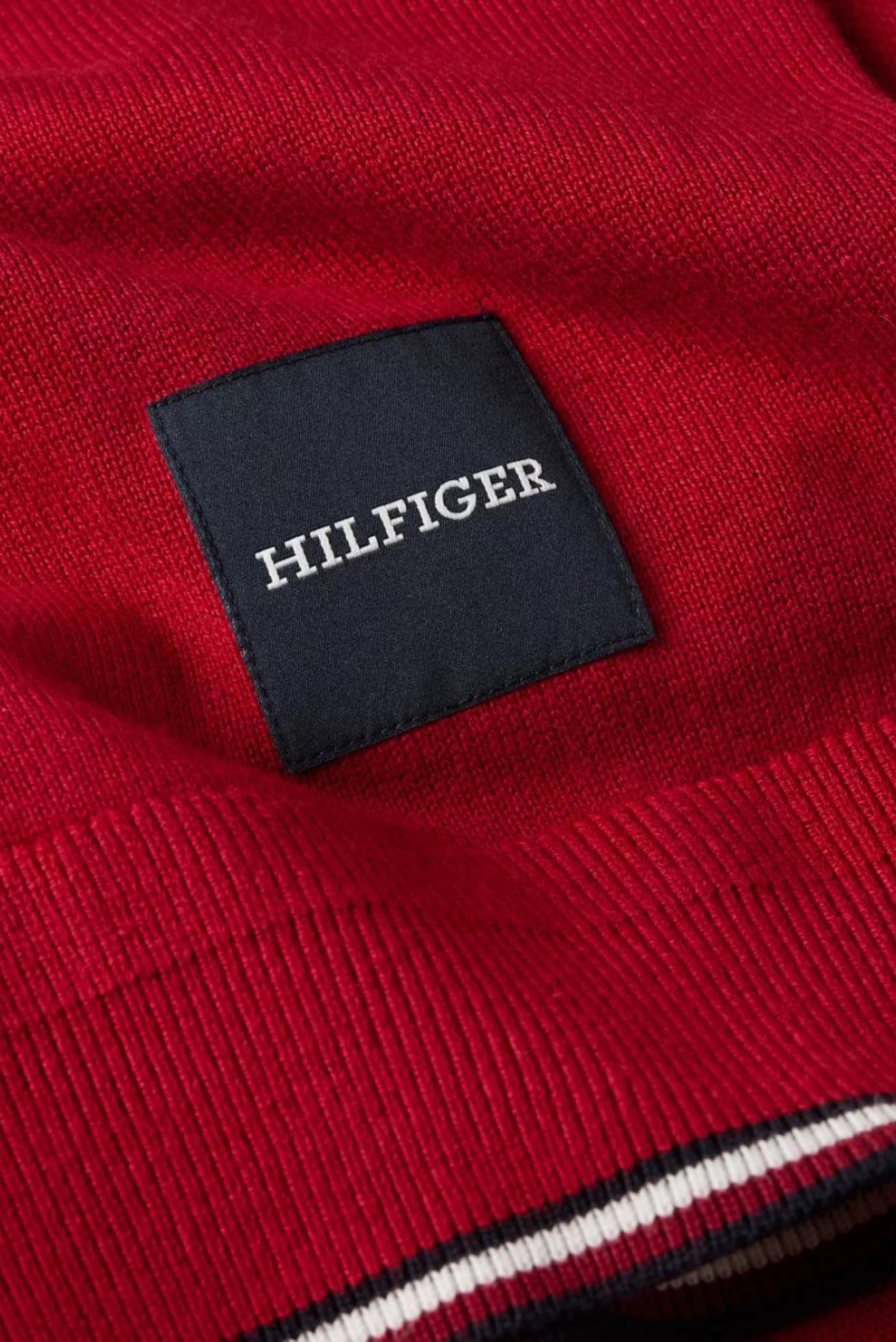 Мужской красный джемпер MONOTYPE GS TIPPED CREW NECK 4