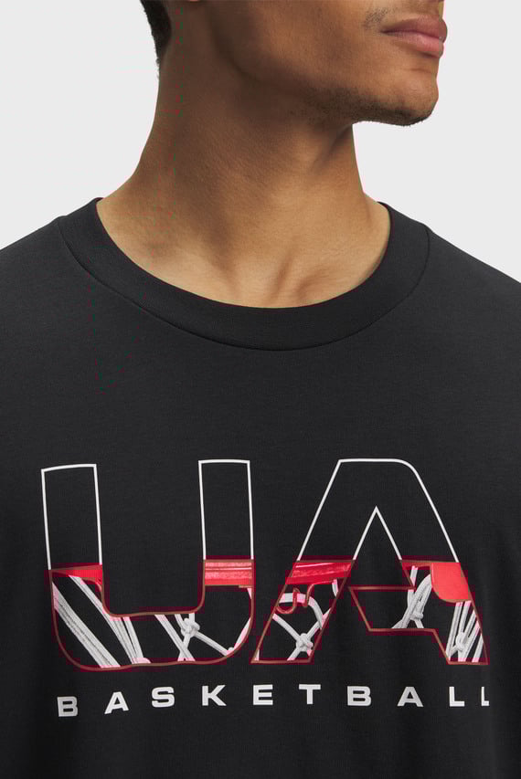 Футболка UA M HWT Hoops Branded SS