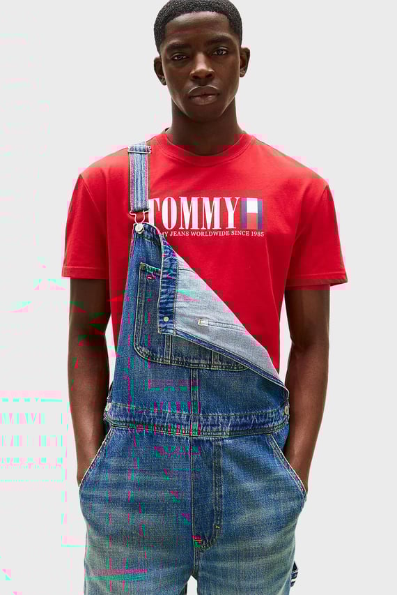 Футболка TJM REG TOMMY DNA FLAG TEE EXT