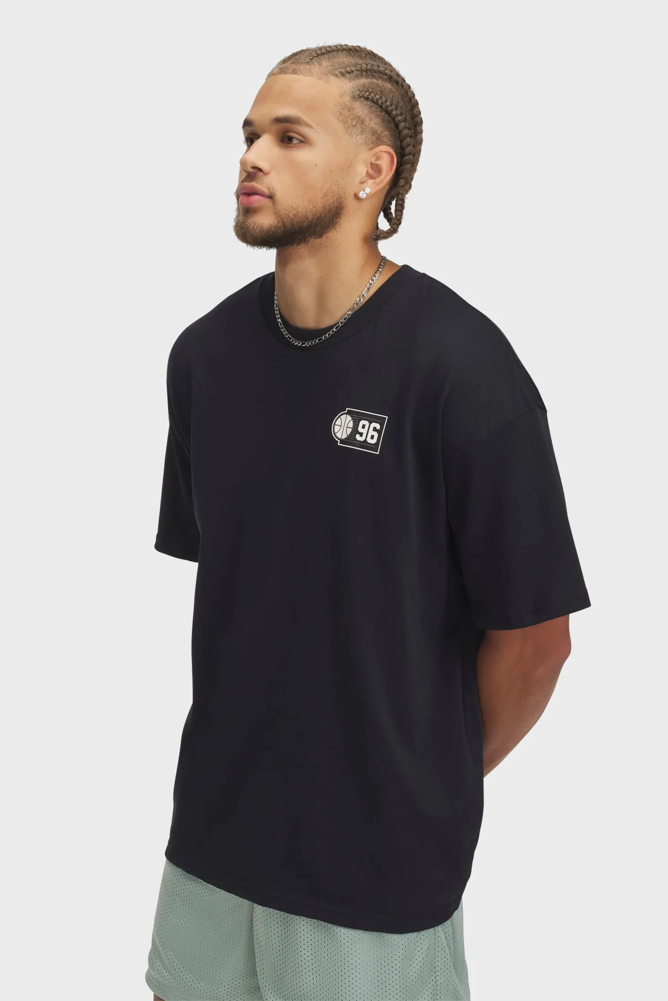 Футболка UA M HWT Hoops Courtside SS 1