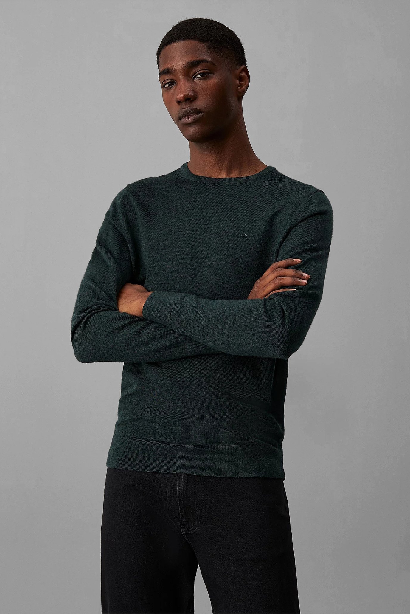 Свитер/SUPERIOR WOOL CREW NECK SWEATER 1