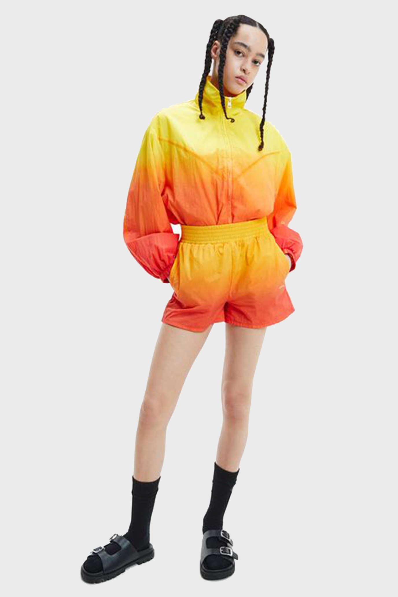 Женская оранжевая ветровка DIP DYE WINDBREAKERCalvin Klein Jeans Женская оранжевая ветровка DIP DYE WINDBREAKER 9