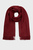 Женский бордовый шерстяной шарф