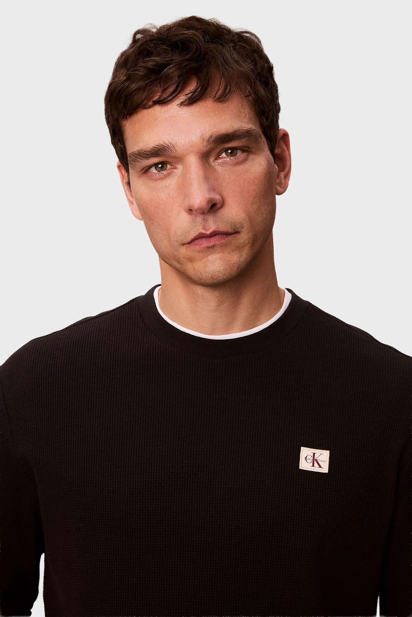 Лонгслив LS WAFFLE BADGE CREWNK TEE 5