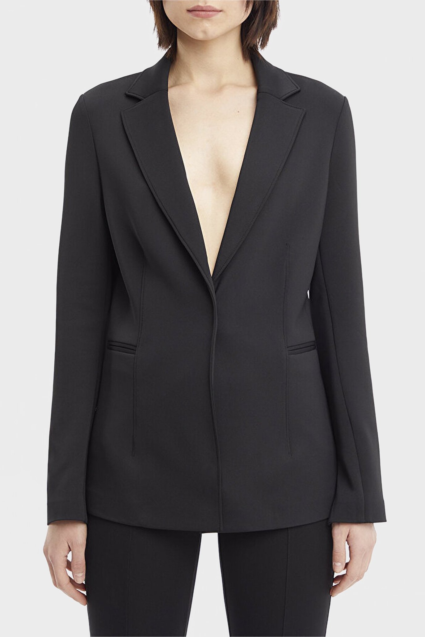 Женский черный жакет TECHNICAL KNIT 3