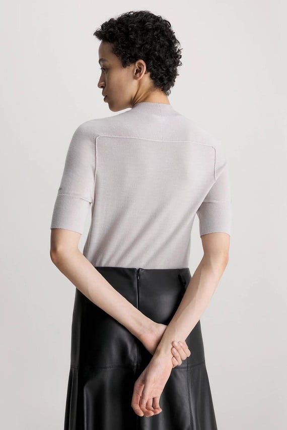 Свитер EXTRA FINE WOOL MOCKNECK SWEATER