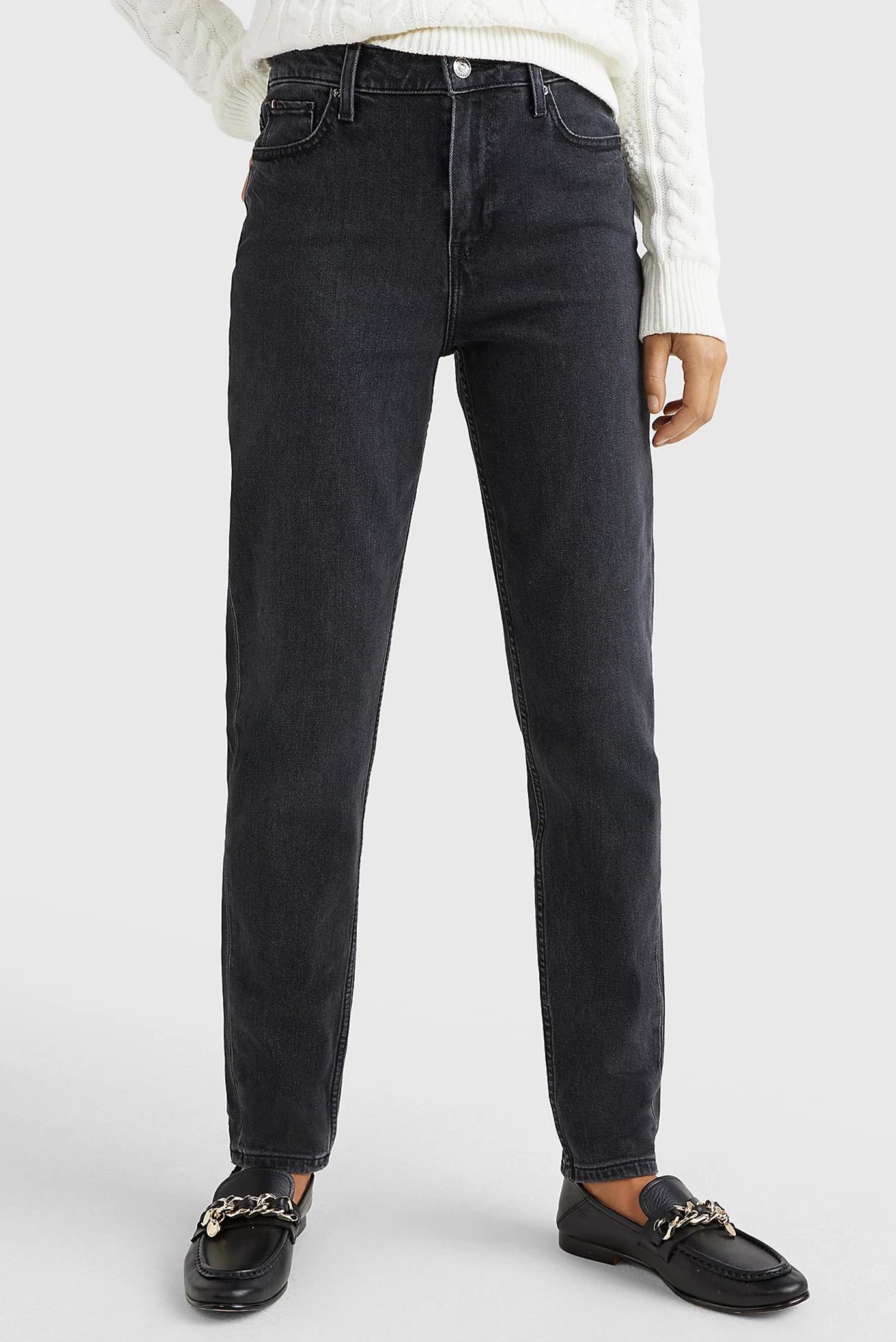 Женские черные джинсы SOFT GRAMERCY TAPERED HW A FAME 6