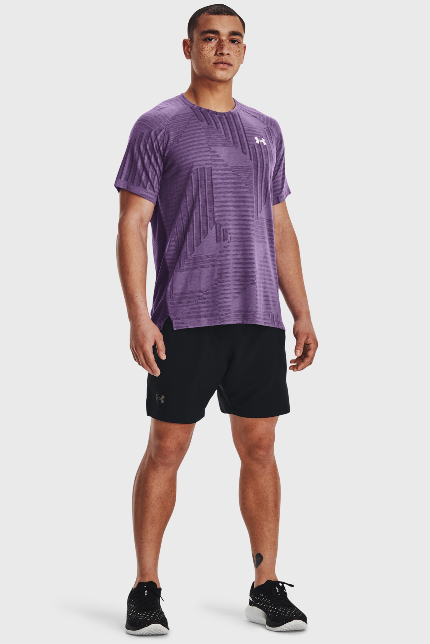 Мужские черные шорты LAUNCH ELITE 2in1 7'' SHORT 2