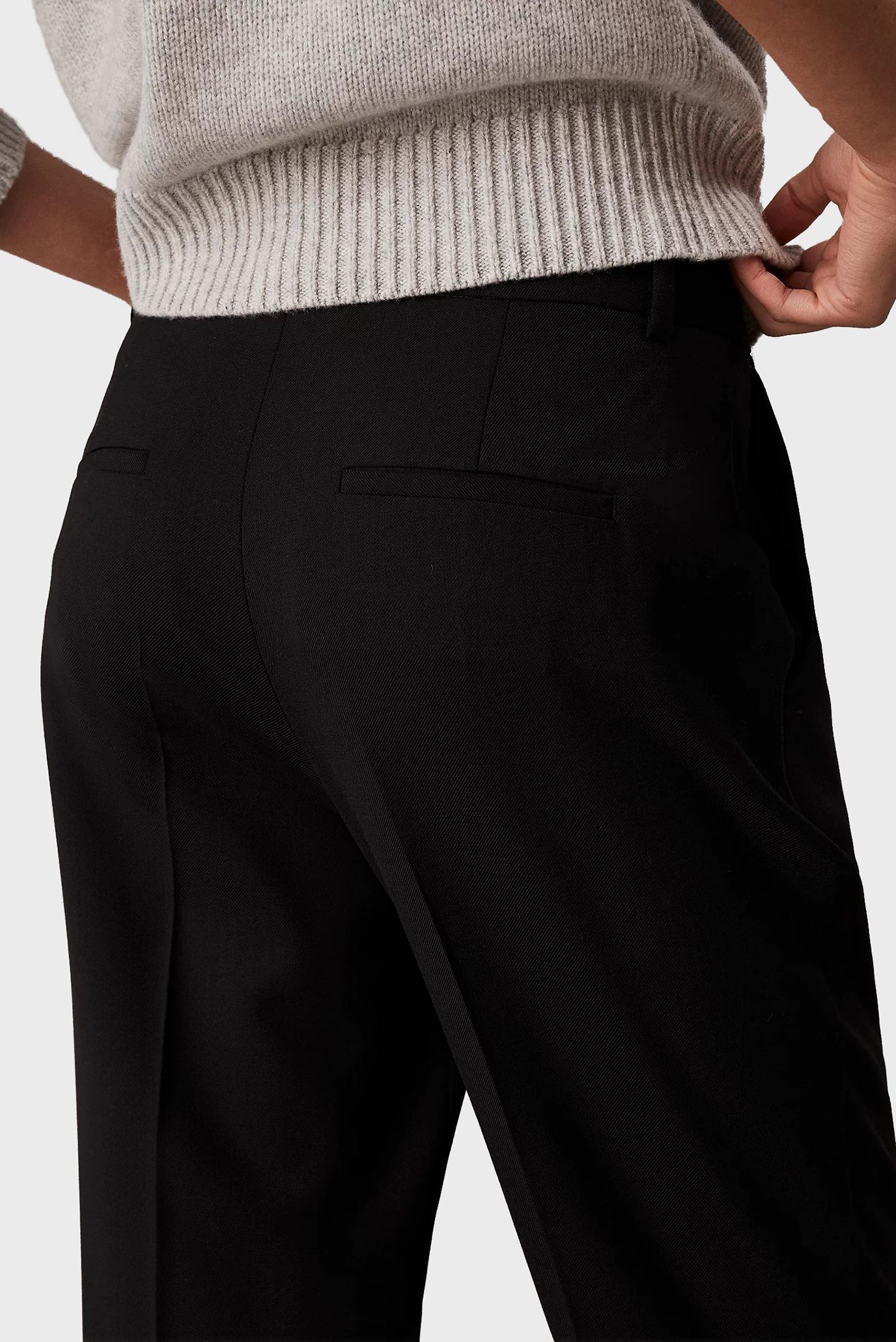 Штаны STRETCH WOOL SLIM TAPERED LEG 4