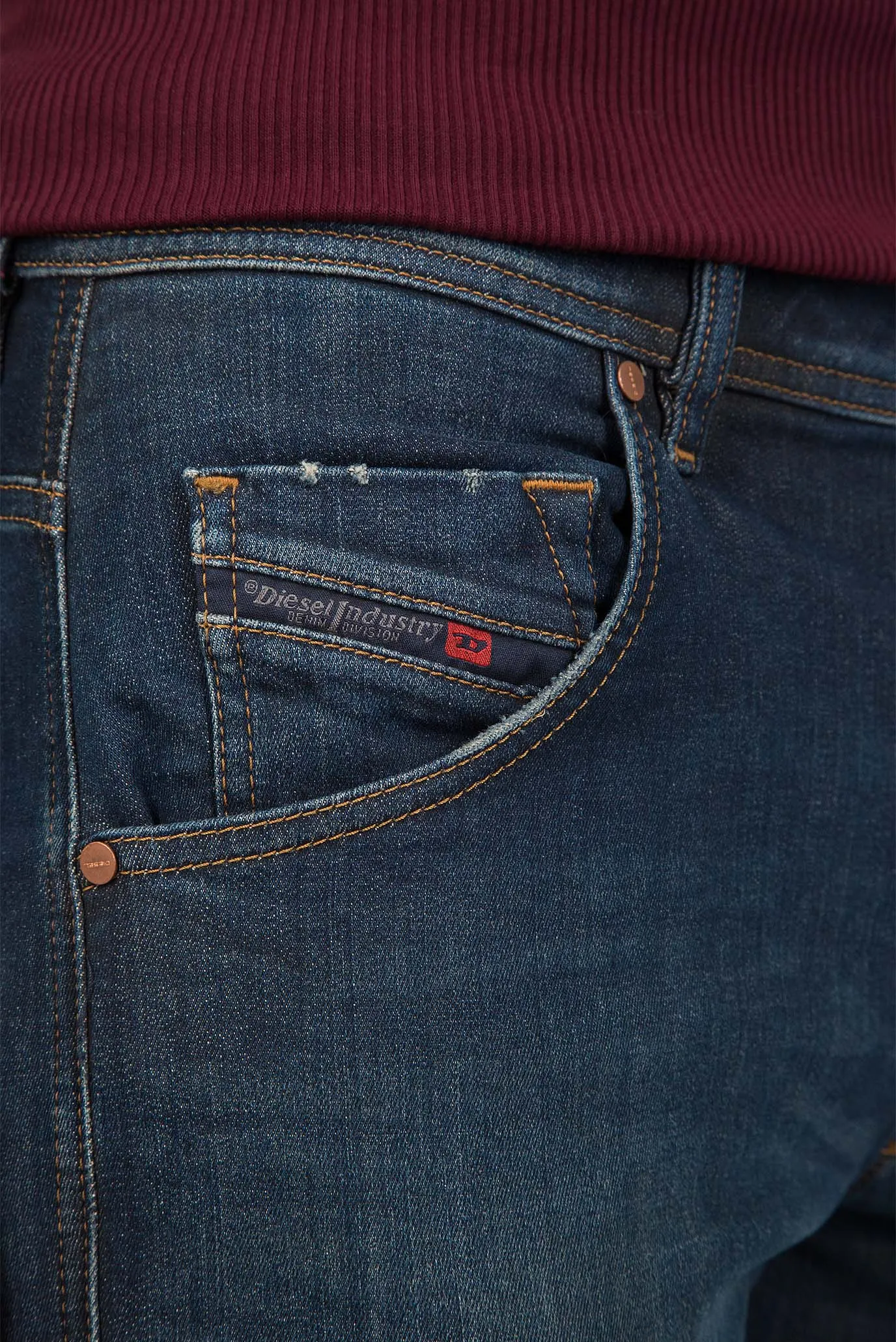 Мужские синие джинсы KROOLEY-T Sweat jeans 4