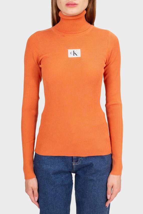 Гольф BADGE ROLL NECK SWEATER Calvin Klein Jeans