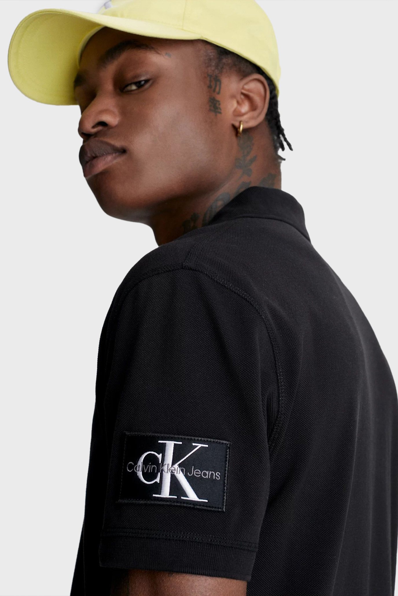 Мужское черное поло BADGE 4