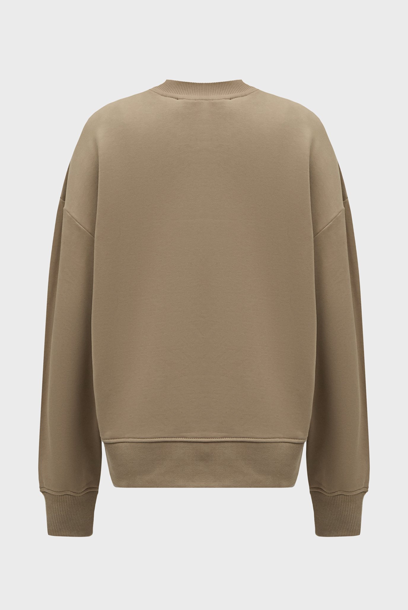 Женский бежевый свитшот TEXTURED MONOLOGO 2