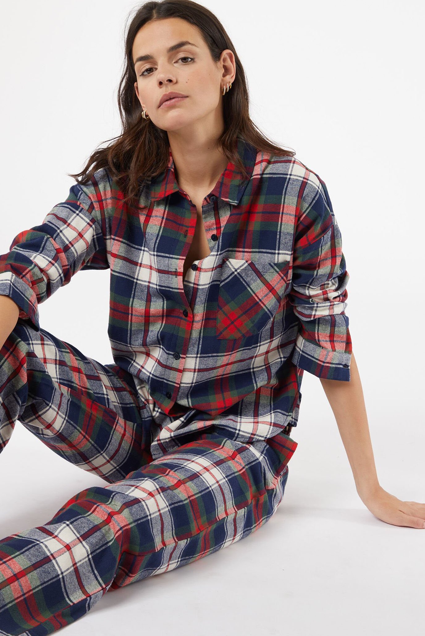 Женская рубашка в клетку EDA 3