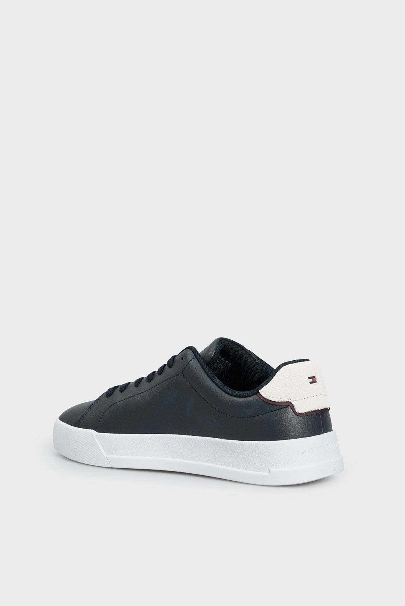 Мужские  темно-синие кожаные сникерсы TH COURT LTH DETAIL ESS 5