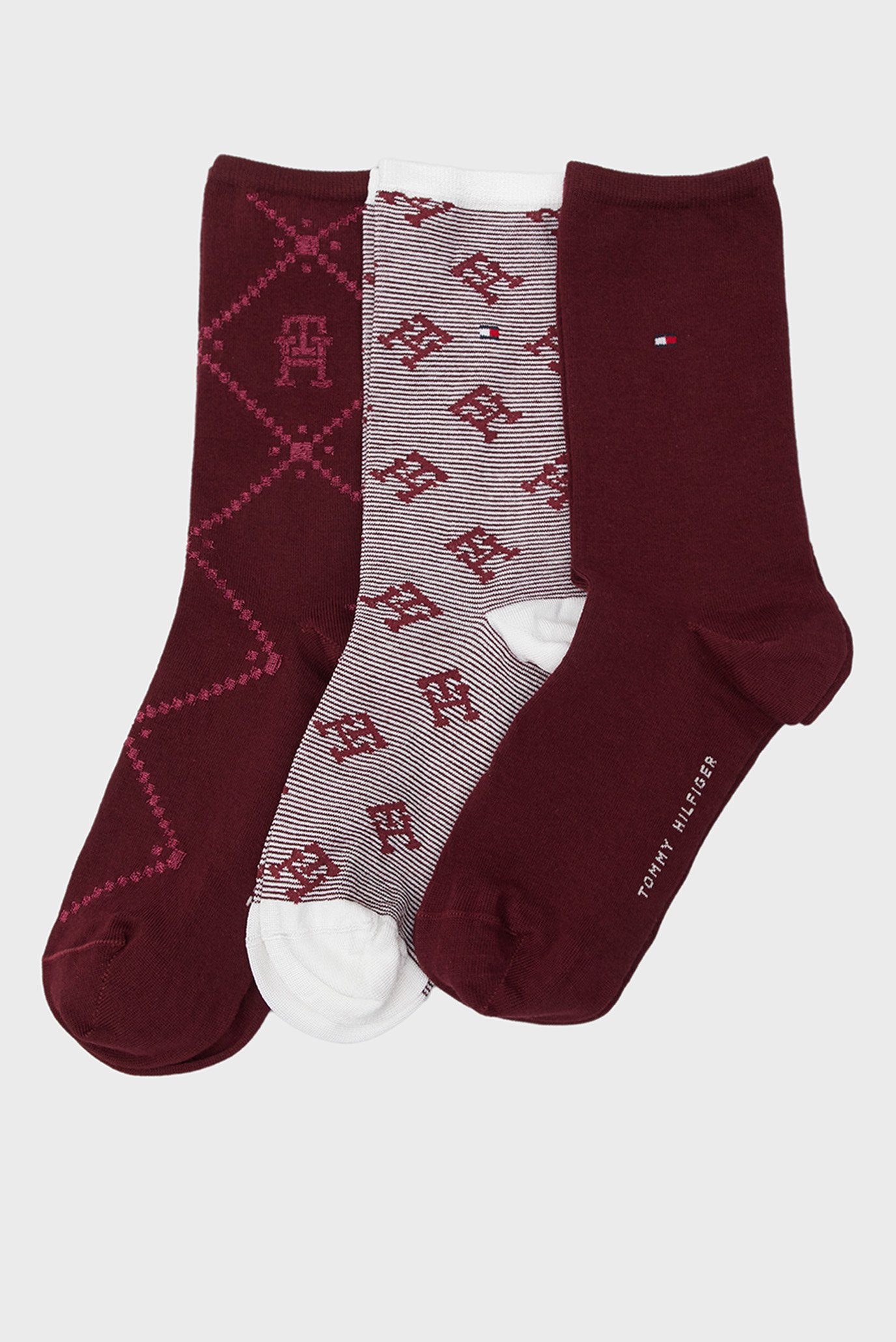 Набор носков TH WOMEN SOCK 3P MONOGRAM GIFTBOX 2
