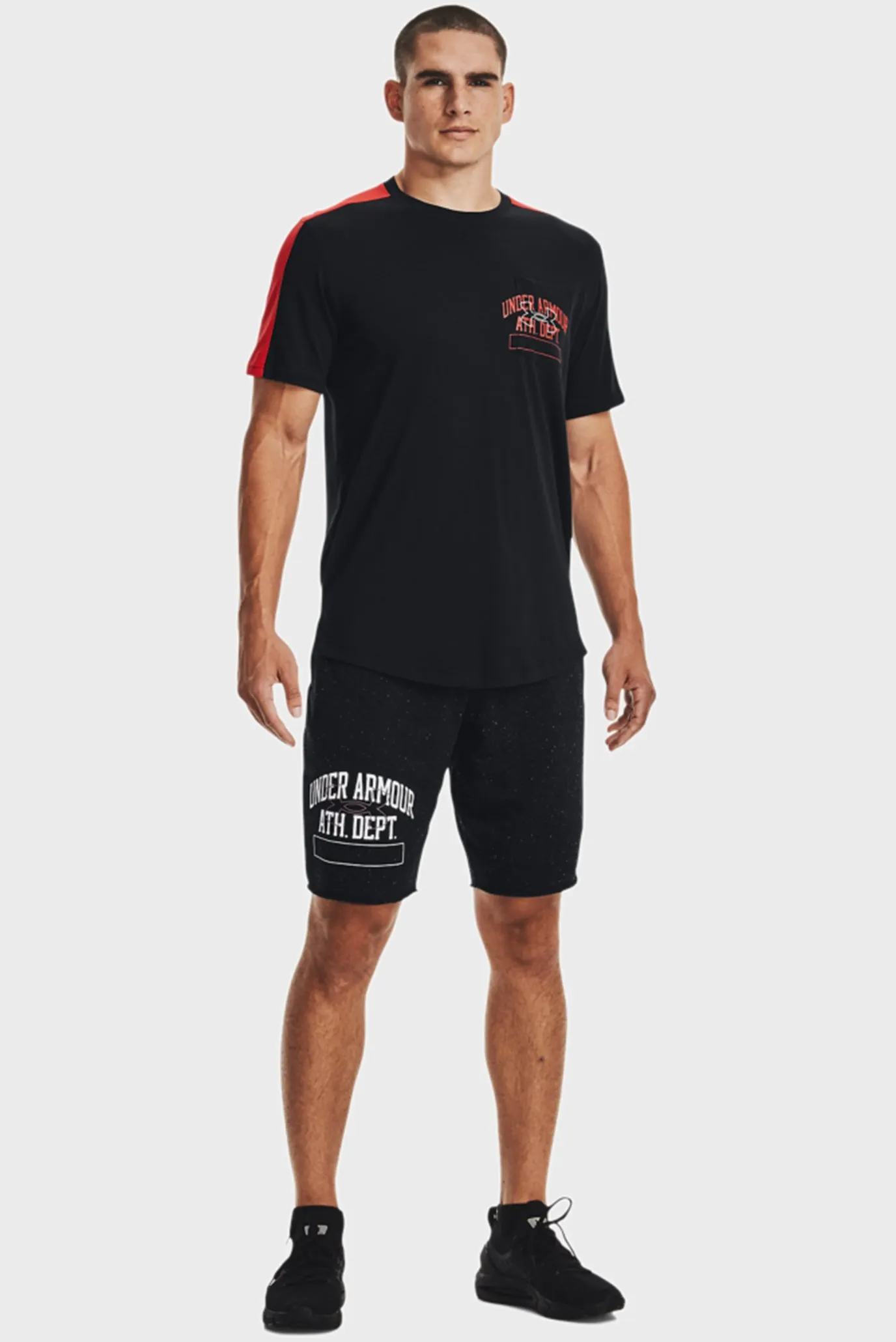 Мужские черные шорты UA Rival Try Athlc Dept Sts 2