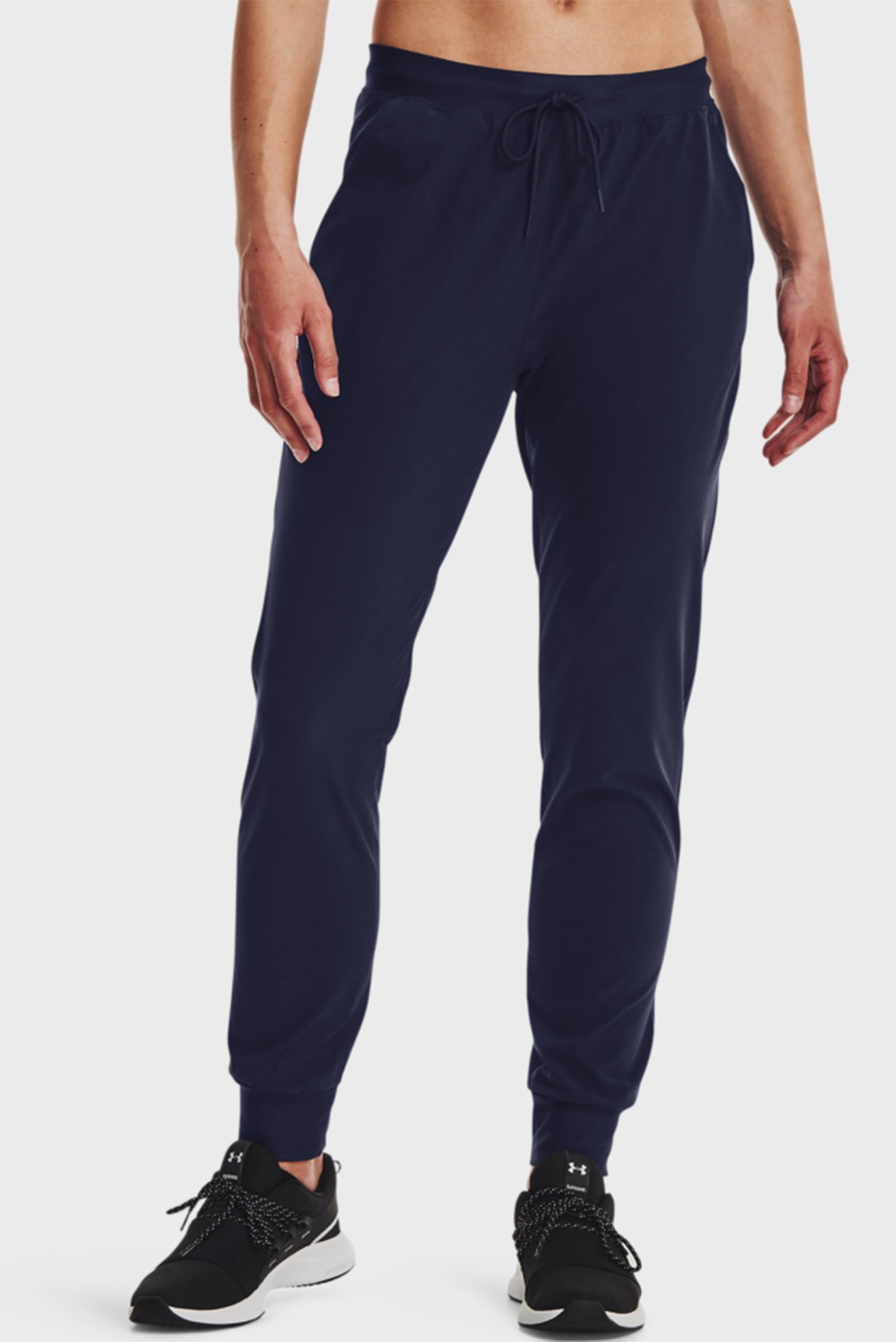 Женские темно-синие спортивные брюки UA Armour Sport Woven Pant 1