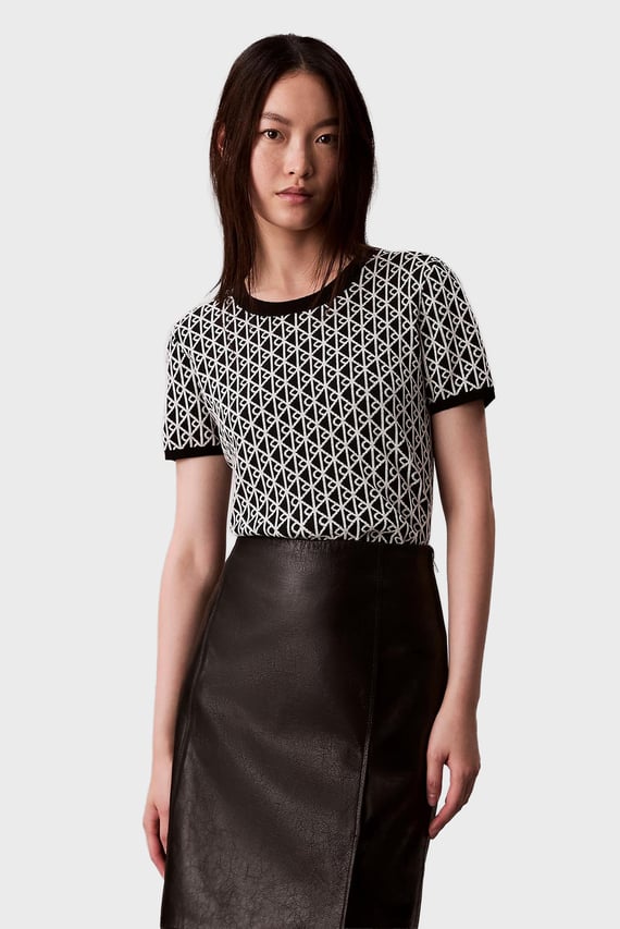 Футболка Cap Sleeve Snowy Baby Tee Calvin Klein Футболка Cap Sleeve Snowy Baby Tee Calvin Klein