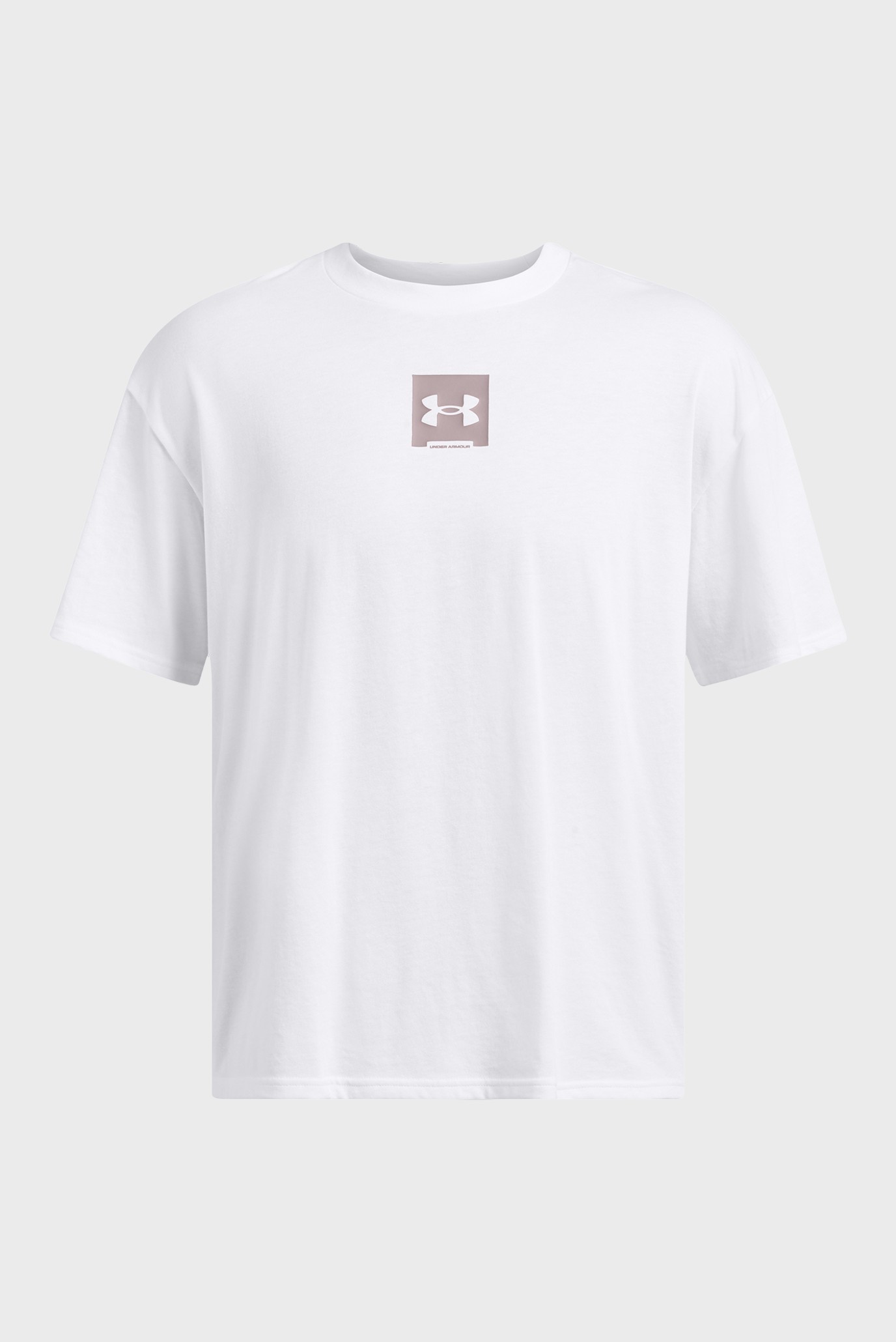 Мужская белая футболка UA M HW OS SM BOX SS 4