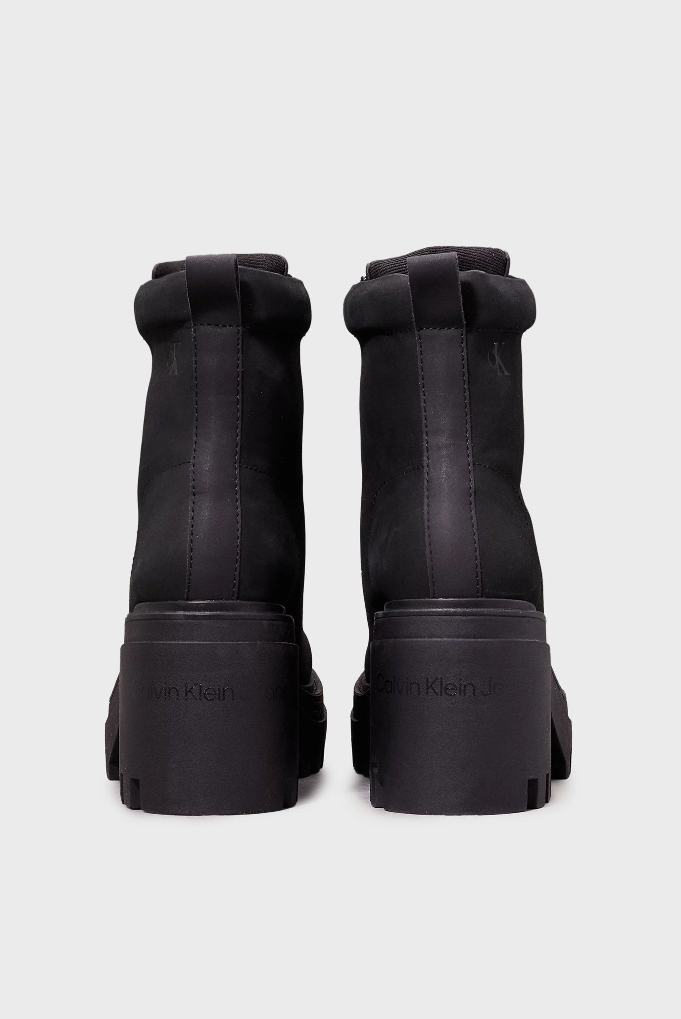 Ботильоны CHUNKY HEELED ZIP BOOT LTH 4