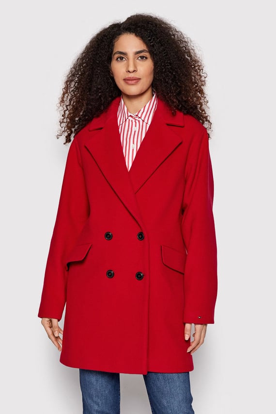Пальто WOOL BLEND DB BRUSHED COAT