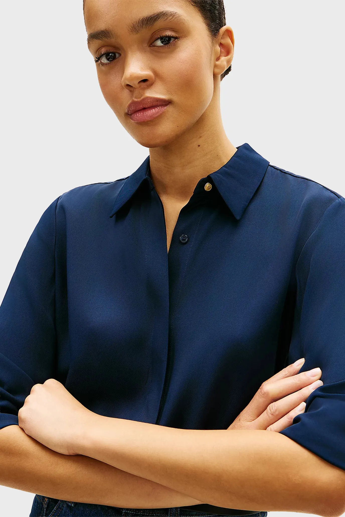 Блузка VIS TWILL BUTTON UP SHIRT 4