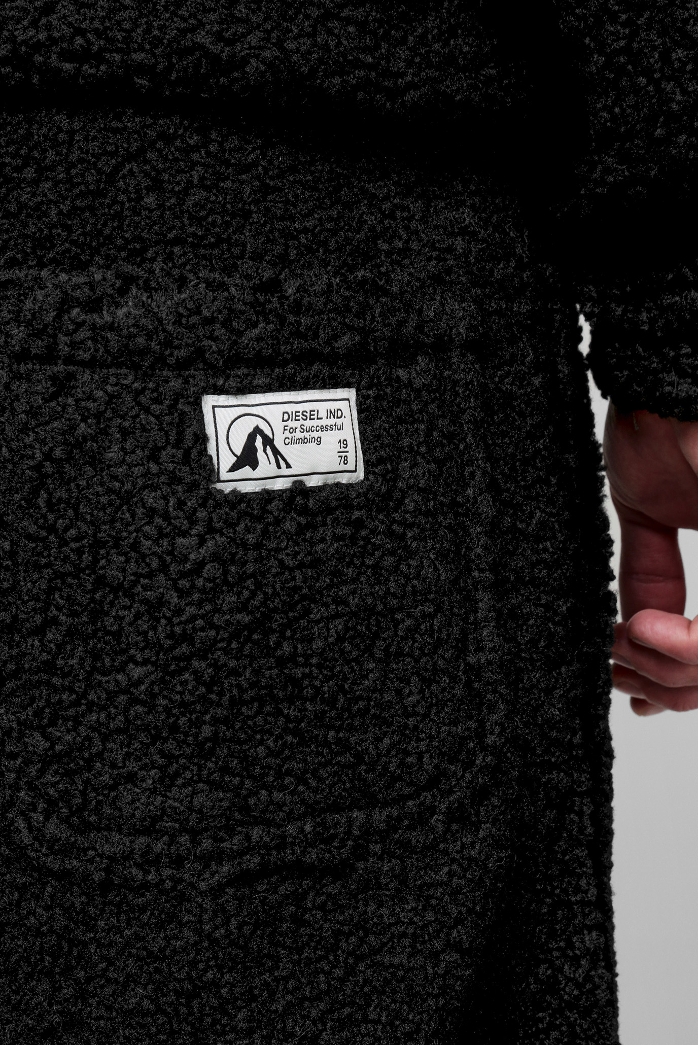 Мужские черные спортивные брюки P-CALTON-TEDDY 10