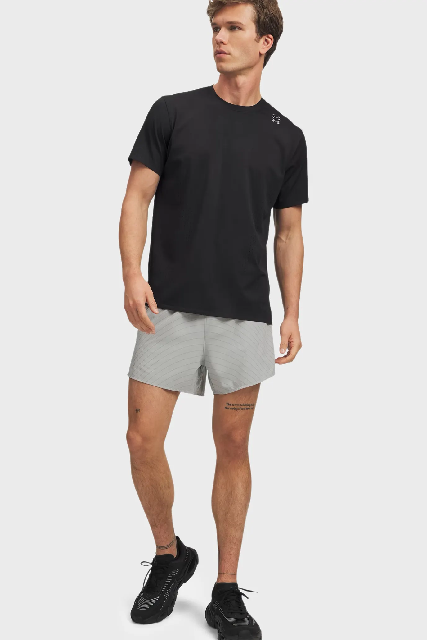 Шорты UA Halo Run Reflective Short-GRY 2