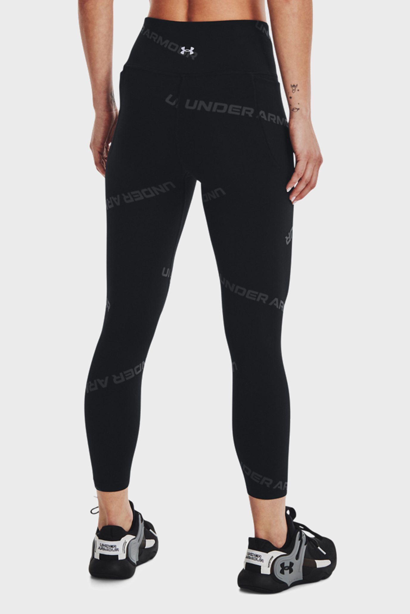 Женские черные тайтсы Meridian Print Ankle Leg 9