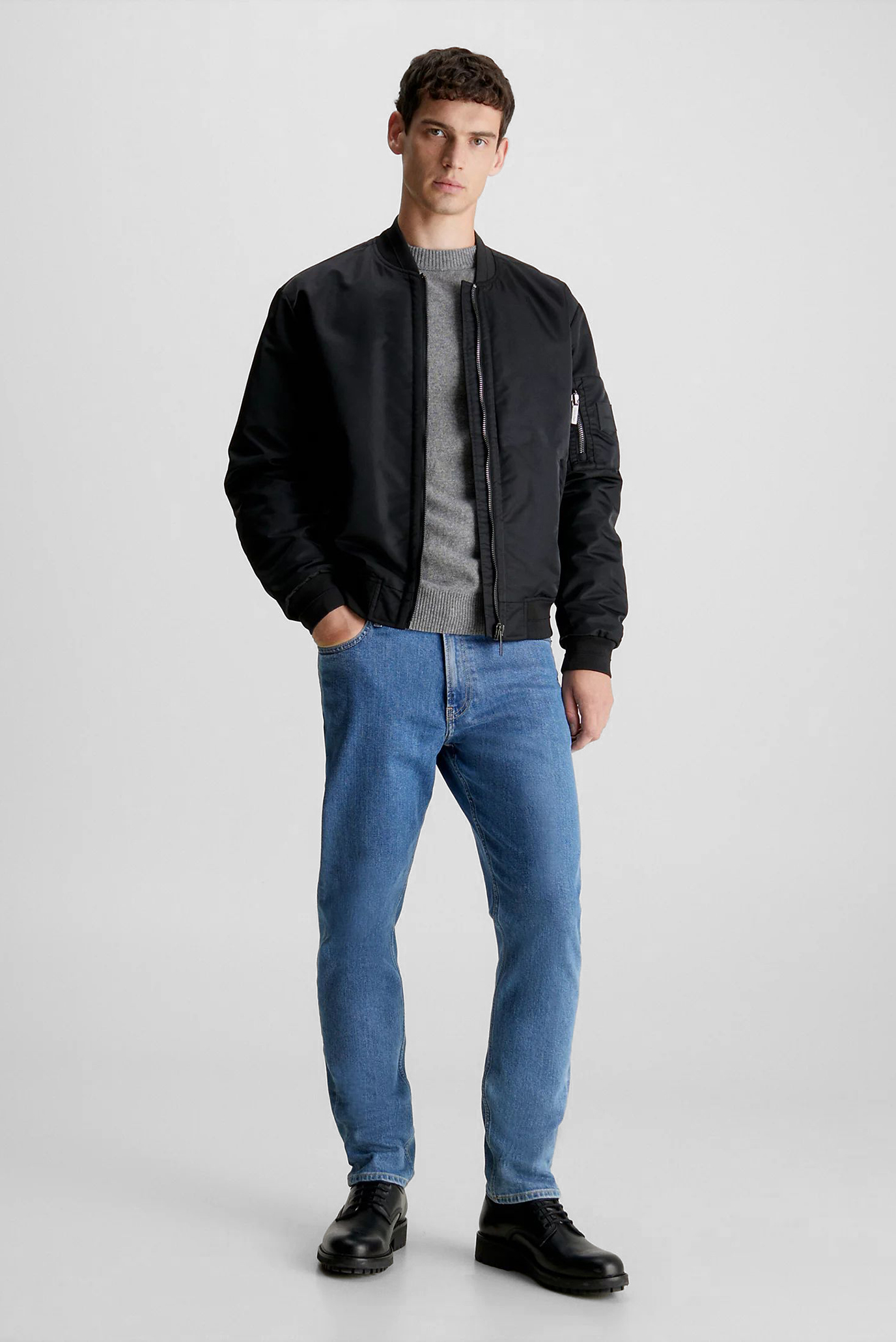 Мужские синие джинсы TAPERED MID BLUE 2