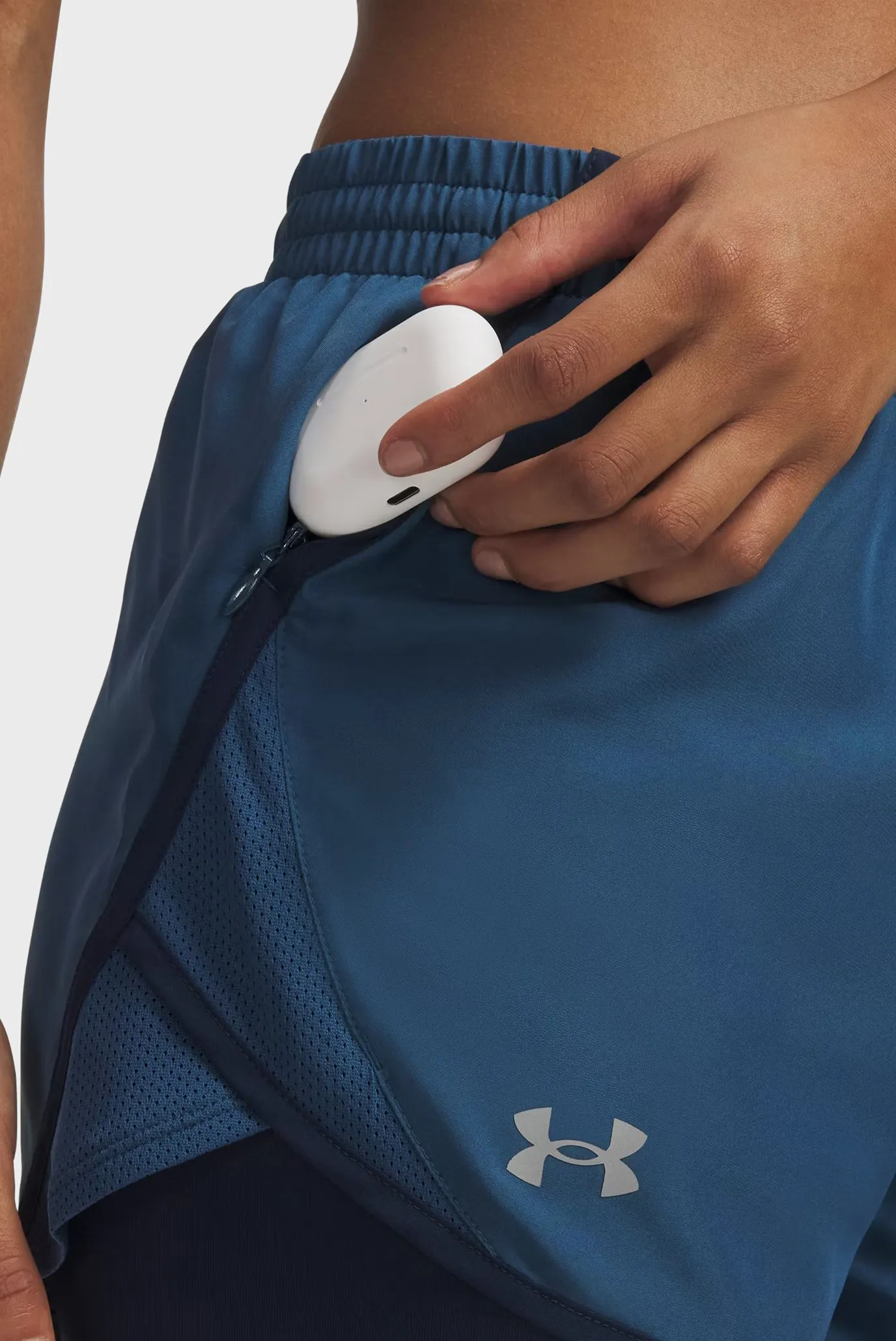 Шорты UA Fly By 2-in-1 Shorts-BLU 4