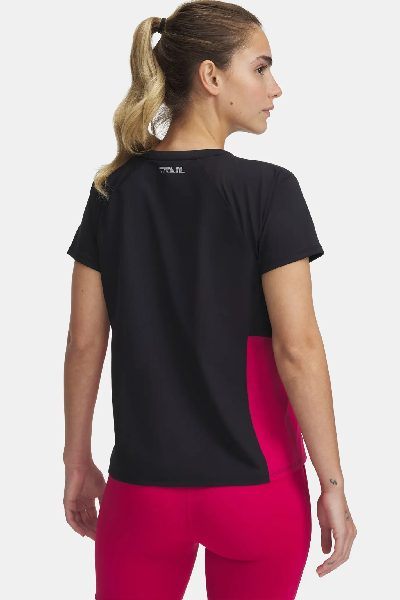 Футболка UA Trail Run Zip SS-BLK 2