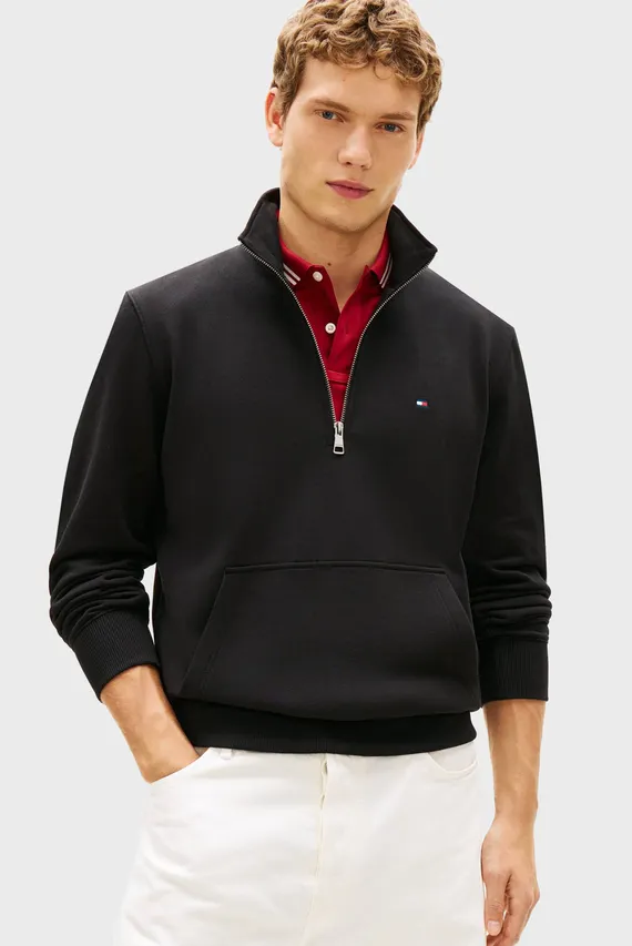 Свитшот ESSENTIAL TERRY NEW 1 4 ZIP Tommy Hilfiger