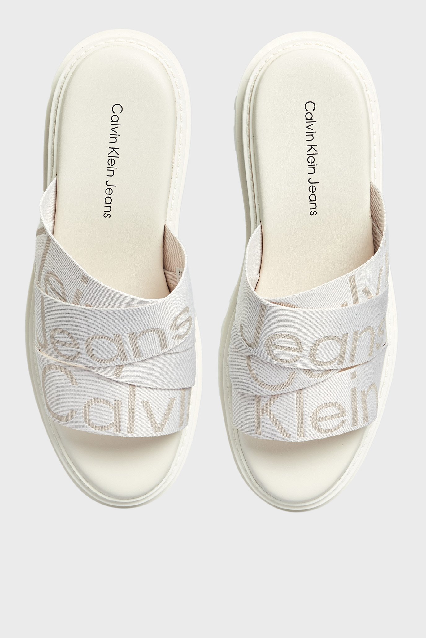 Женские белые слайдеры TOOTHY COMBAT SANDAL WEBBING 9