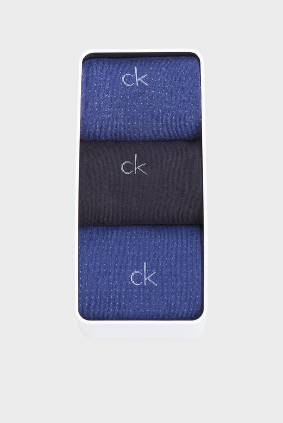 Набор носков CK MEN SOCK 3P GIFTBOX DROPNEE Calvin Klein Набор носков CK MEN SOCK 3P GIFTBOX DROPNEE Calvin Klein